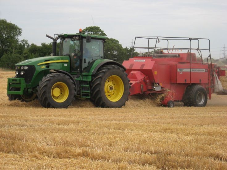 tractors baling