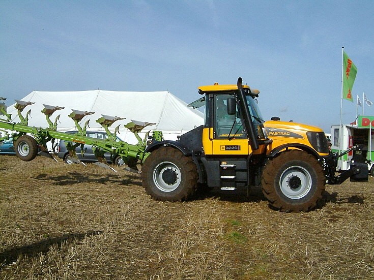 JCB at ploughing competition