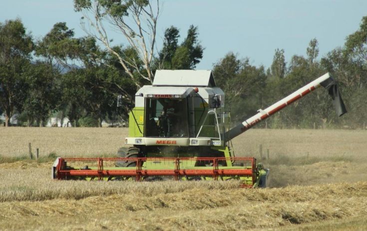 Claas Mega 208 combine harvester