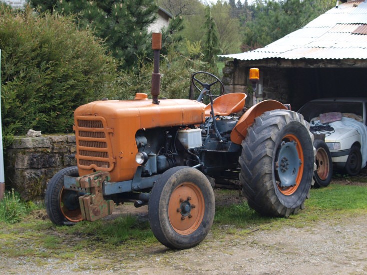 Old tractor