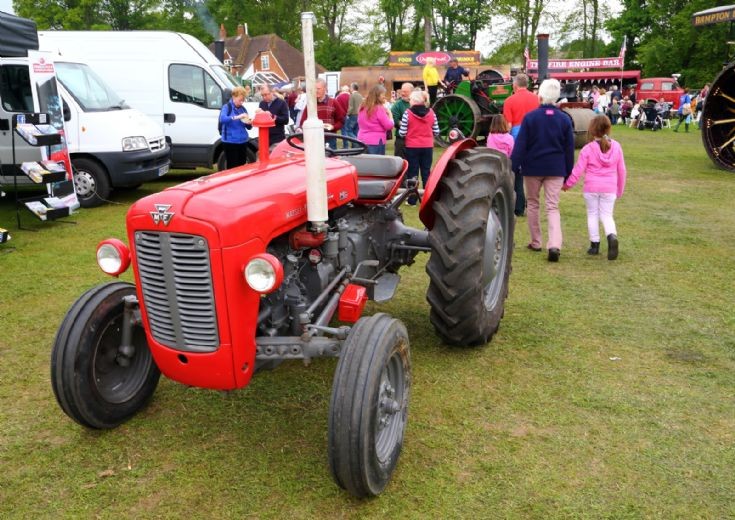 Massey-Ferguson MF35 at Fawley Hill Steam Fete 2013