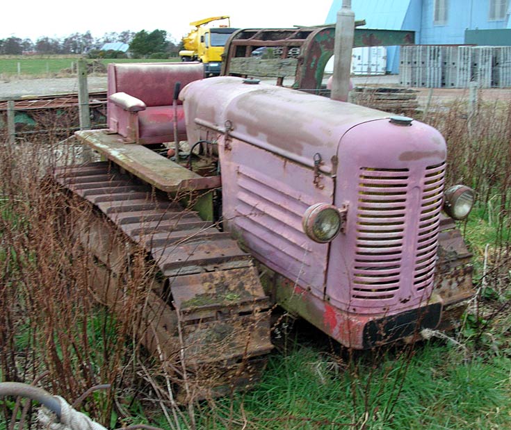Unidentified tracked tractor