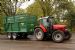 Massey Ferguson leaving Ayr County Show