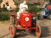 Running around on an old tractor